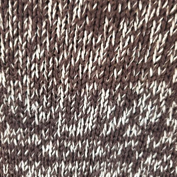 Vintage Harolds Womens Brown Cream Pink Knit Turtleneck Lng Slv Sweater Medium - Picture 10 of 10